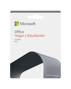 Microsoft 79G-05430 office home and student 2021 spanish latam only medialess p6