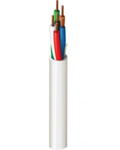 Belden 6524UE 877U1000 | series, security and sound cable, pvc, 22 awg, pvc insulation, 6-conductor, natural, 1000 ft.