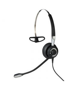 Jabra 2406-820-205 biz 2400 ii auriculares alámbrico banda para cuello, gancho de oreja, diadema oficinacentro llamadas negro, plata