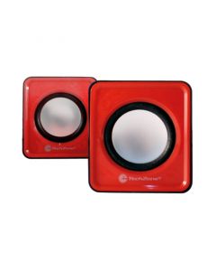 Techzone tz15spk-rojo Negro, Rojo, Plata Altavoz