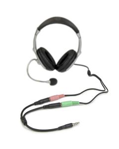 Muyhsmff Startech Adaptador De Diadema Mini-jack 3.5mm 4 Pines A Conectores Separados Audifonos Y Microfono - M 2xh Divisor Audio