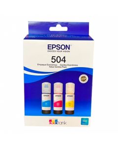 Epson T504520-3P pack 3 tintas cmy serie t504 l310/380/395/495/575/655/656/1455