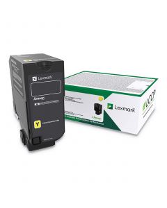 Lexmark 71C8HY0 cartucho de tóner 1 pieza(s) compatible amarillo