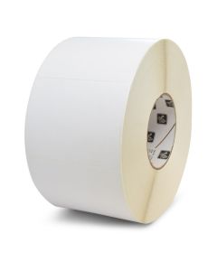 Zebra 72291 Zebra, consumables, z-select 4000t paper label, thermal transfer, 4" x 3", 3" core, 8" od, 1870 labels per roll, not perforated, 4 rolls case, priced case