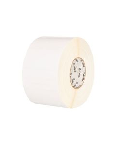Zebra 72344 Zebra, consumables, z-select 4000d paper label, direct thermal, 4in x 2.5in, 3in core, 8in od, 2220 labels per roll, not perforated, 4 rolls case, priced case