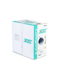 Panduit NUR6C04BU-C bobina de cable utp 305 m cobre netkey azul categoría 6 (24 awg) 1000mbps riser (cmr) 4 pares