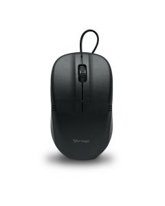 Vorago MO-103 mouse negro optico alambrico usb, 3 bot, 1,000 dpis