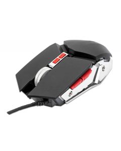 Manhattan 179348 mouse optico gaming 7 botones usb 3200 dpi luz led