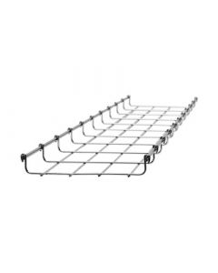 Charofil MG-50-425EZ charola tipo malla  33 300 mm, con acabado electro zinc, hasta 157 cables cat.6 tramo 3 m