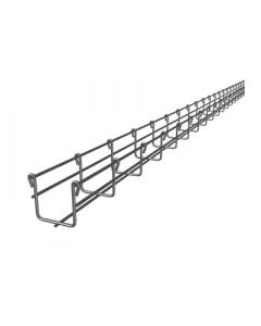 Charofil CH-54-50EZ charola tipo malla 54 50 mm, con acabado electro zinc, tramo 3 m