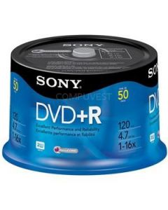 Sony 50dpr47 50dpr47rs4 4.7gb Dvd+r 50pieza(s) Dvd En Blanco