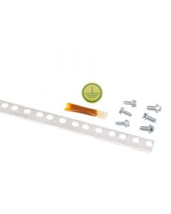 Panduit RGS134-1Y barra vertical para tierra física de 2m largo montaje en rack