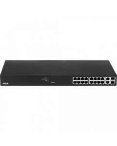 Axis 5801-694 managed poe+ network switch for 16 channels