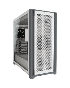 Corsair CC-9011211-WW gabinete icue 5000d airflow white tg atx