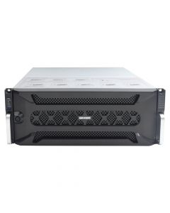Hikvision DS-96256NI-I24 nvr 12 megapixel (4k)  256 canales ip 24 bahías de disco duro 4 puertos red soporta raid con hot swap