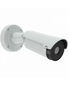 Axis 0784-001 network camera  thermal bullet zipstream outdoor h264mjpegmpeg4 83 fps 384 x 288 resolution f12 athermalized 35 mm lens white ip66ip67nema 4x poe