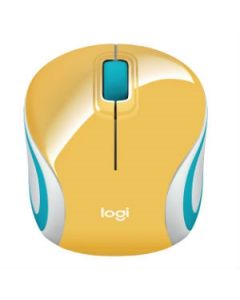 Logitech 910-005365 91400qf Wireless Mini Mouse M187  - Banana