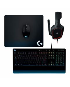 Logitech 991-000287 Bundle G  Mouse G203 Teclado G213 Headset G230 Pad