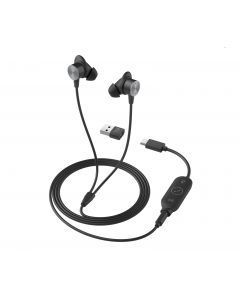 Logitech 981-001012 zone wired uc auriculares alámbrico intra auditivo oficinacentro de llamadas usb tipo c grafito