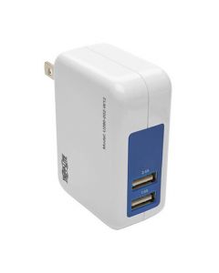 Tripp Lite u280-002-w12 Cargador Usb De 2 Puertos Para Pared  Viaje 5v 3.4a 17w