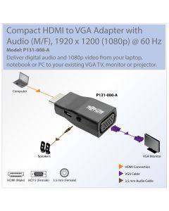 Tripp Lite p131-000 Adaptador Hdmi Macho A Vga Hembra