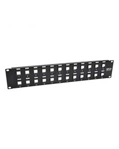 Tripp Lite n062-024-kj  Panel Conexiones Sin Blindaje Rj45 Keystone 24 Puertos 2u Rack