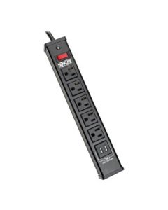 Tripp Lite tlm526usbb Supresor De Picos 5 Contactos 2 Puertos Usb Cable 1.83 M