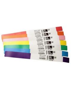 Zebra 10006995-1k Wristband  Polypropylene 1x11i N (25.4x279.4mm); Direct Rojo