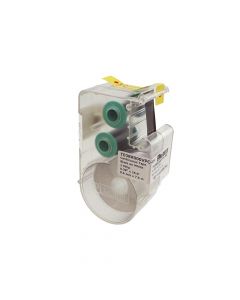 Panduit T038X000VPC-BK casete de etiquetas vinilo cinta continua color negro sobre blanco uso interiorexterior 965 mm ancho x 76 metros largo