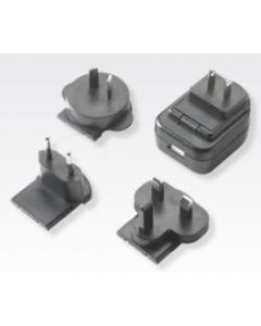 Zebra pwr-wua5v6w0ww Acdc Power Supply With Adapter Clips Us Eu Uk