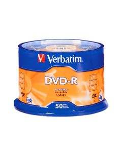 Verbatim 95101 dvd-r azo 47gb120min 16x tray vl spindle c50