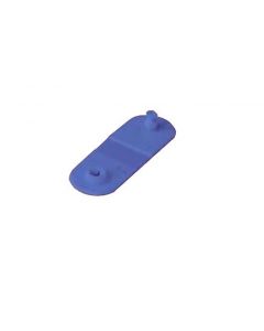 Zebra 97032-PURPLE wristband clips purple 275 pack