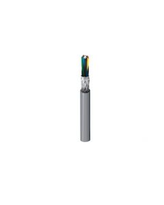 Belden 9832 060100 cable de multiconductor, 5pr, 24awg, 7x32, tc, ins del pe, foil&braid, jkt pvc cromo, awm, cm