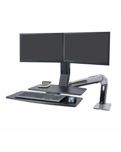 Ergotron 24-316-026 Doble Superficie De Trabajo Workfit-a
