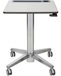 Ergotron 24-547-003 Learnfit  16 Travel Adjustable Standing Desk Clear Anodized