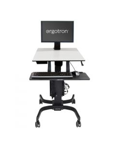 Ergotron 24-215-085 workfit-c estacion de trabajo sentado o pie-una pantalla ld