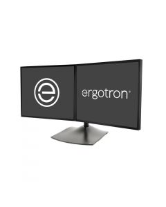 Ergotron 33-322-200 ds100 dual-monitor desk stand horizontal