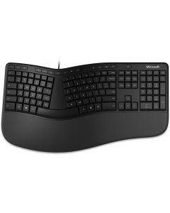Microsoft lxn-00003 Teclado Alambrico Usb Ergonomic Kili Atajos 3 Favoritos Configurabl