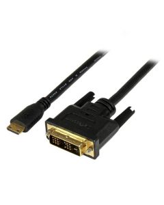 Hdcdvimm2m Startech Adaptador Cable Convertidor De 2m Mini Hdmi A Dvi-d Para Tablet Y Camara