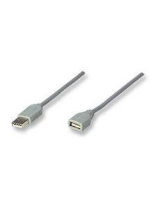 Manhattan 165211 Cable Usb Extension 1.8m  Gris