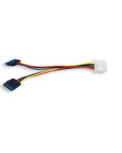 Manhattan 349369 Cable De Corriente Sata 15cm Doble En Y 4