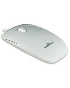Manhattan 177627 Mouse Economico Usb Blanco