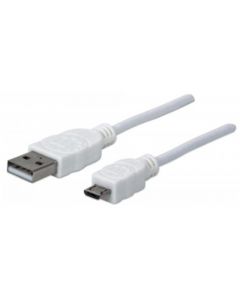 Manhattan 324069 Intellinet Cable Usb 2.0 Amicro B 1.8m Blanco