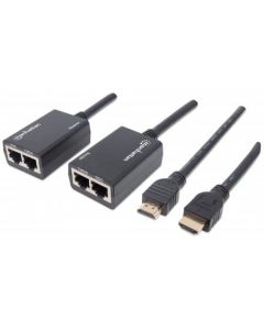 Manhattan 207386 Cable Extension Hdmi Por Red Cat5ecat6