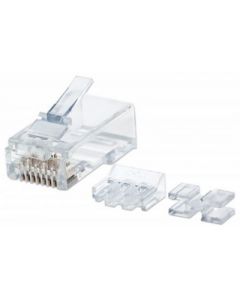 Intellinet 790550 Plug Modular Rj45 Cat6a Solido 80pzs