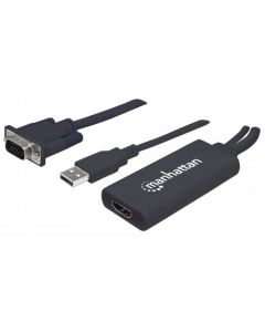 Manhattan 152426 Cable Adaptador Convertidor Vga A Hdmi +
