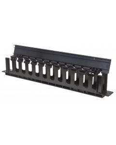 Intellinet 714679 Organizador Horizontal Cables Rj45 Red Utp Rack 19  1u Plastico