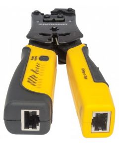 Intellinet 780124 Pinza Crimpeadora Para Plugs Rj11 Rj12 Rj45 Con Probador Cables