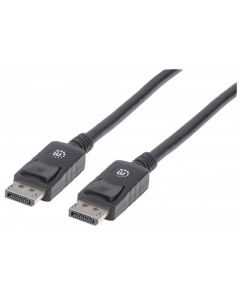 Manhattan 307093  A0201k9 Cable Displayport 3.0m 4k Blindado Macho-macho
