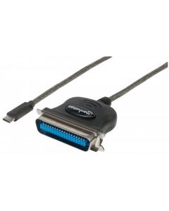 Manhattan 152525  A0201m0 Cable Adaptador Convertidor Usb-c A Paralelo Centronics 1.0m